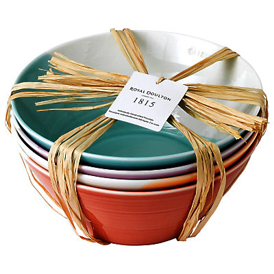 Royal Doulton 1815 Noodle/Rice Bowl, Multi, Set Of 4